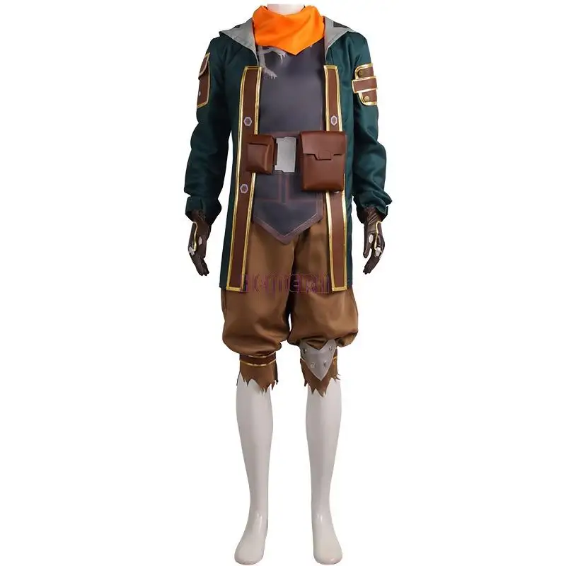 Ekko Cosplay Costumes Lol The Boy Who Shattered Time Game Uniform Outfit Halloween Role Carnival Party Suit Men