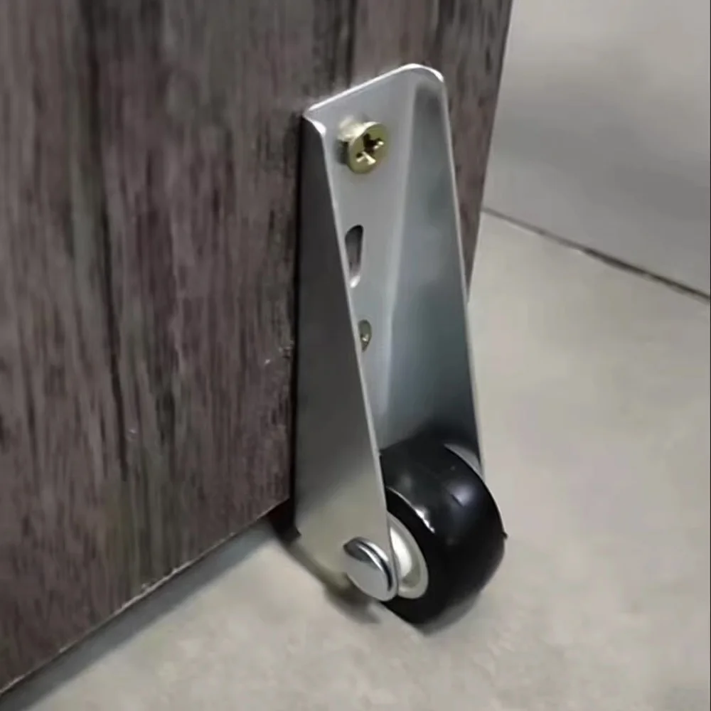 Door Sagging Roller Flat Door Bottom Wheel Aluminum Alloy Sliding Door Guide Wheel Anti-Sag Lifter Rustproof Galvanized Sliding