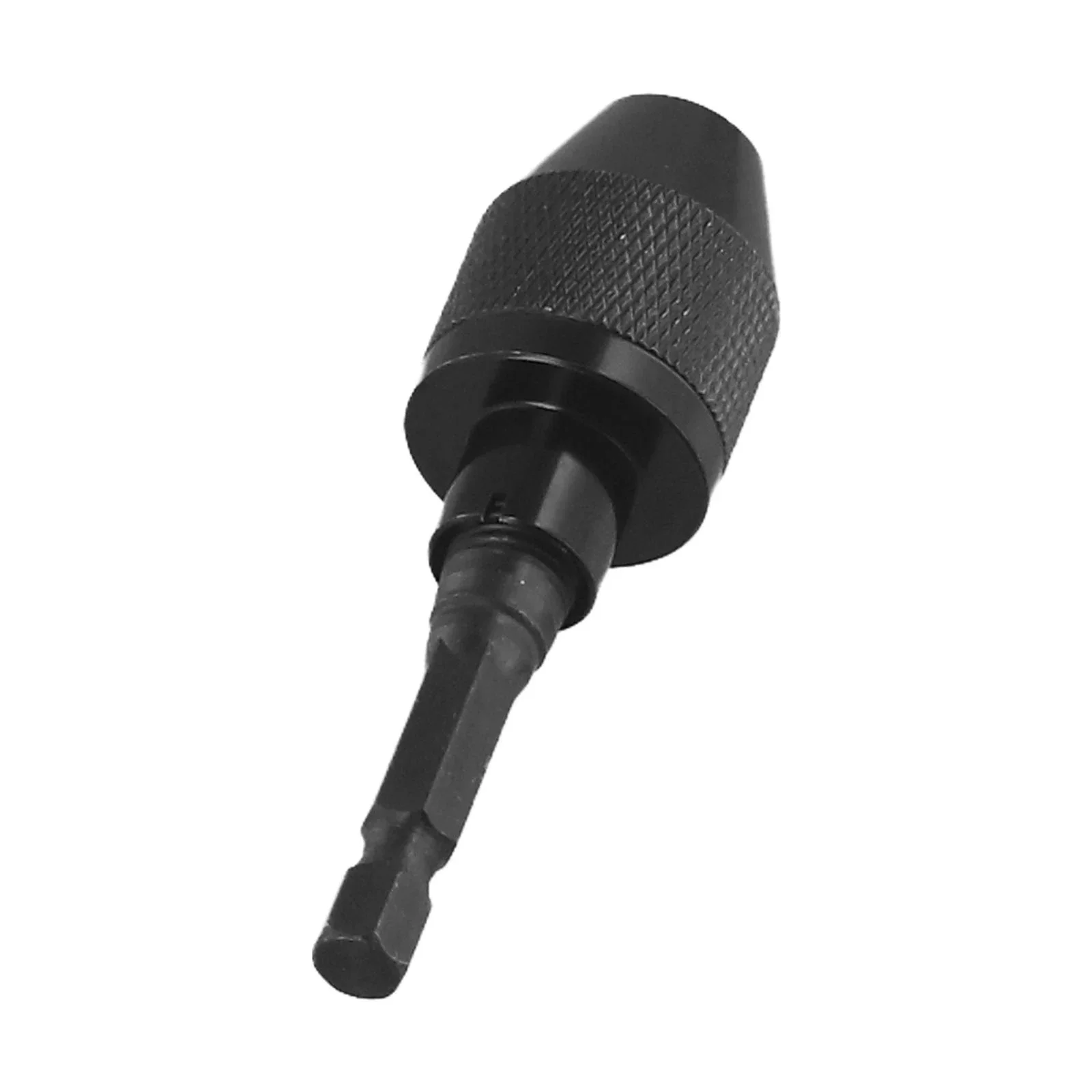 

0.3-3.6mm Drill Chuck 1 4 Quick Change Quick Release Adapter Hex Keyless Shank Black Conversion For Power Tools