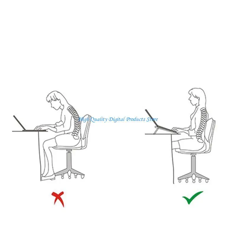 

U2JE Portable Heat Dissipation Adjustable Laptop Stand Holder for Mac-book Air