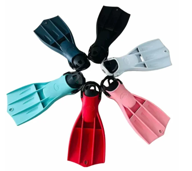 Similar RK3 Jet Fin Scuba Diving Snorkel Fins Swimming Short Silicone Frog Shoes Adult Professional Diving Equipment