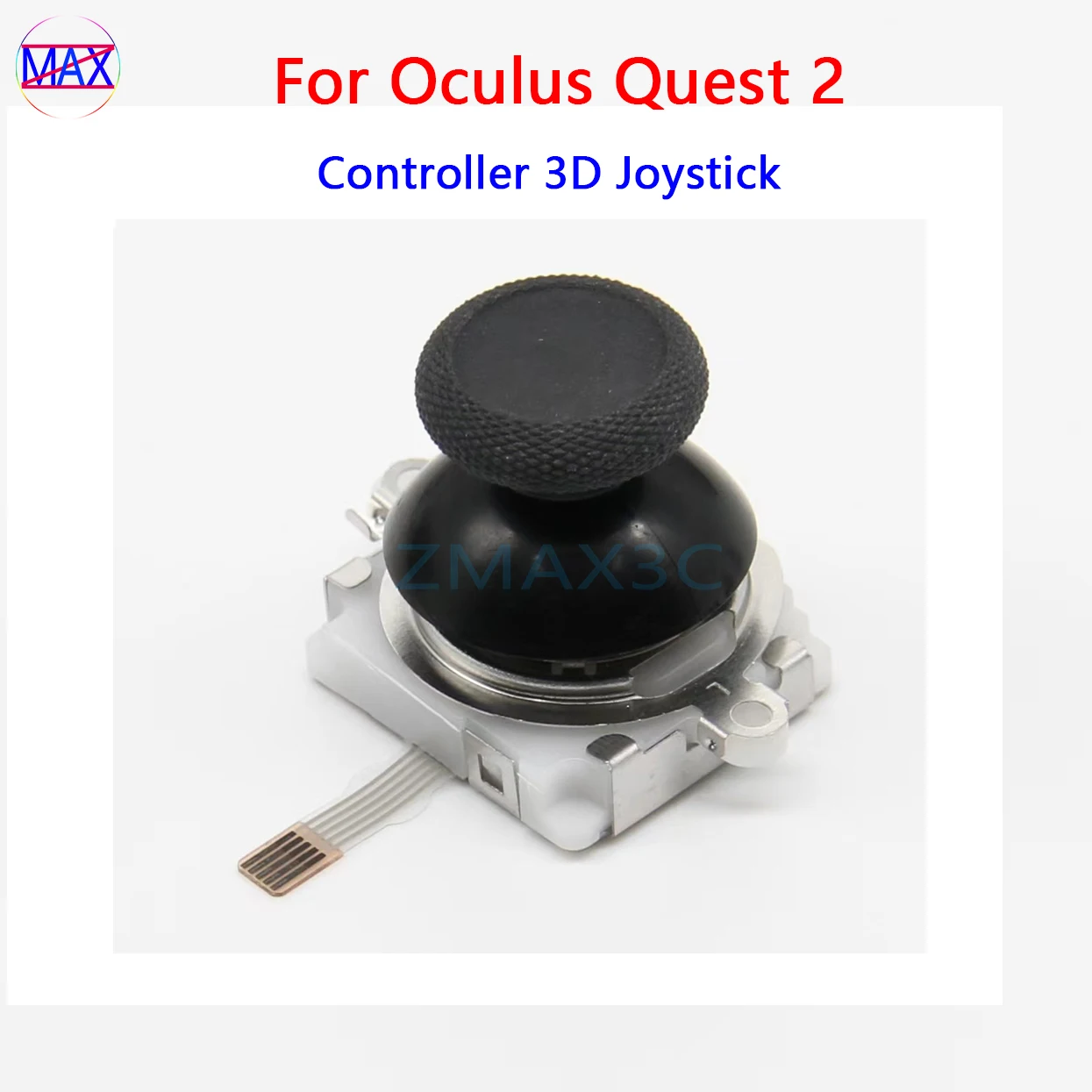 Original 3D Joystick for Oculus Quest 2 Left Right Controller Repair Replacement Parts For Meta Quest 2 Handle Gamepad