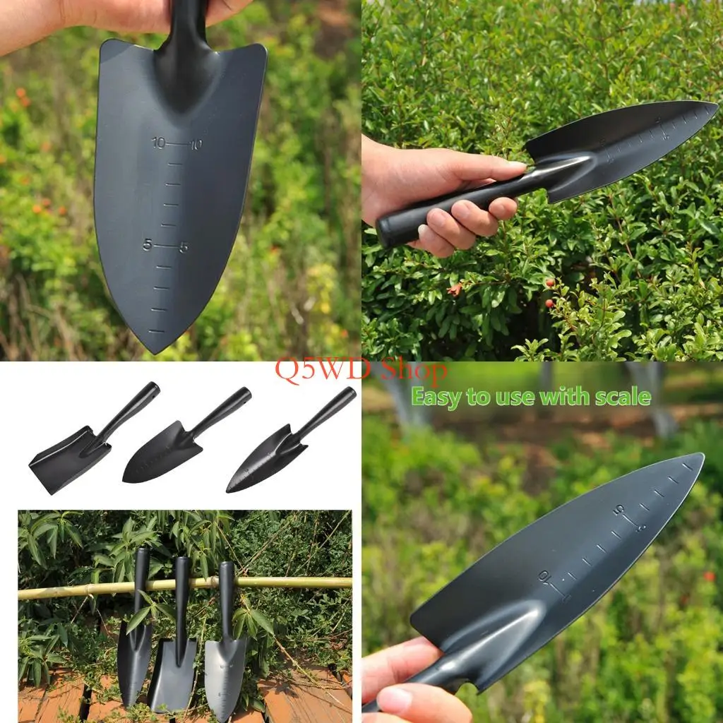 Q5WD Versatile Sturdy Steel Hand Shovel With Ergonomic Handle Suitable For Precise Digging Planting Weeding And Sand Play