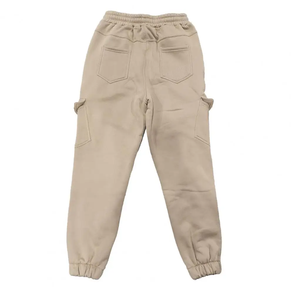 

Мужские брюки-карго для бега, осенне-зимние спортивные штаны, свободные брюки, комбинезоны с несколькими карманами, уличная одежда в стиле хип-хоп, длинные брюки-карго