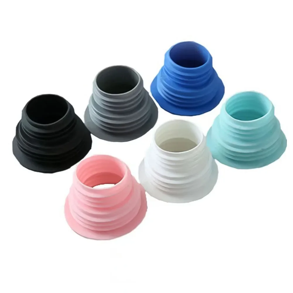 4PCS Drain Pipe Hose Silicone Plug Sewer Seal Ring Washing Machine  Anti-odor Telescopic Sewer Pipe Accessories