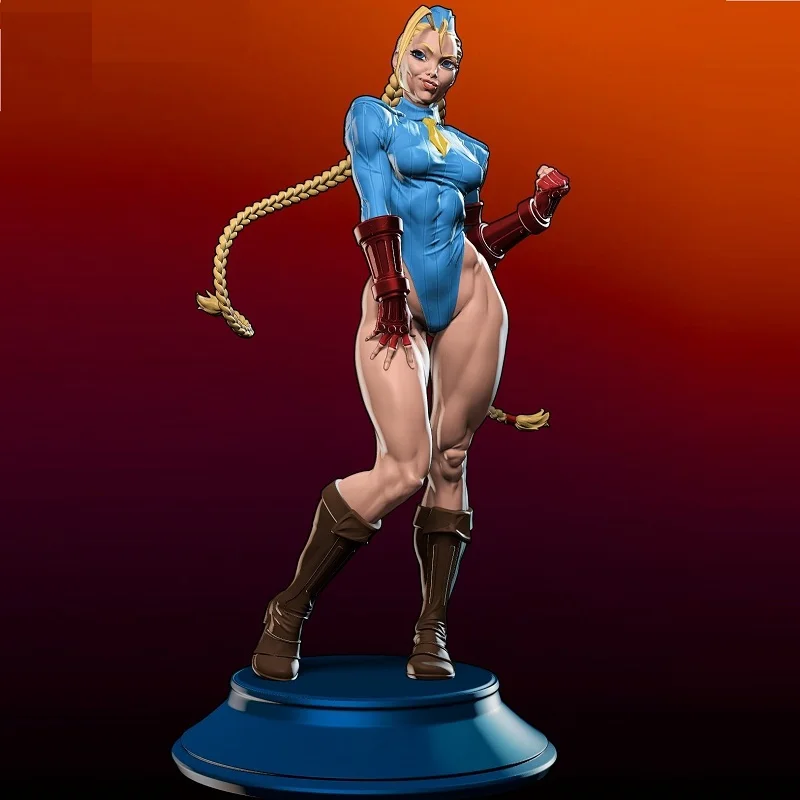 LindenKing A507 Street Fighter Cammy White 1/6 3D Resin Garage Figure Kits GK Model Unpainted White-Film Collection To Painter