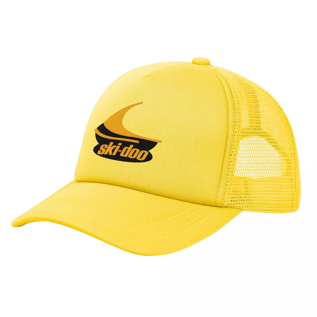 

Adult Vintage Ski-Doo Snowmobile Trucker Cap Retro Mesh Baseball Cap Polyester Hats Sun Hats Breathable Sports Cap Summer