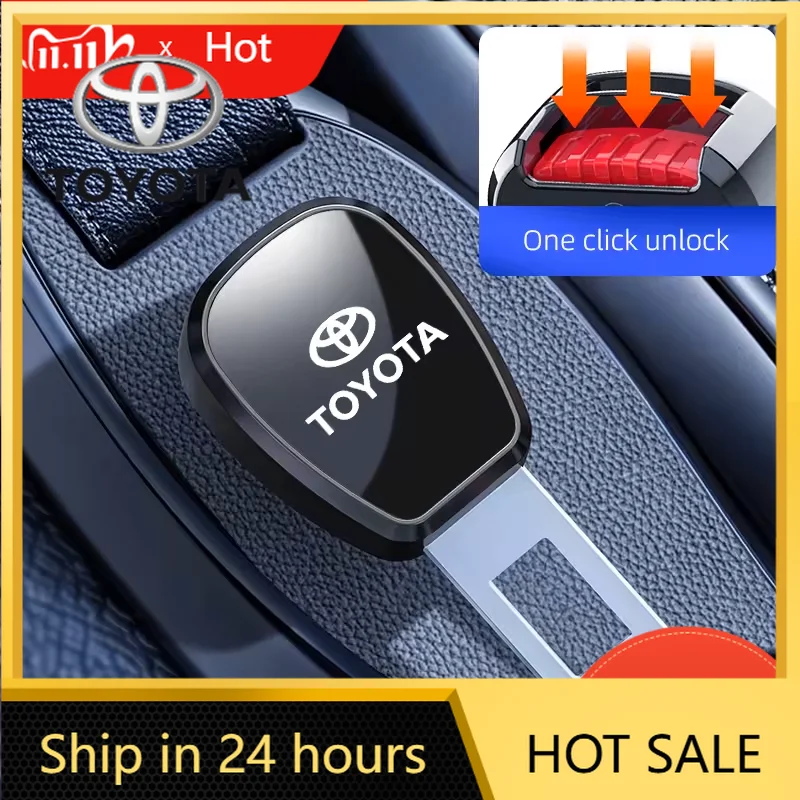 

Наклейки для автомобиля Toyota 2026: Новый удлинитель ремня безопасности, замок-фиксатор для Toyota Corolla, Land Cruiser, Rush