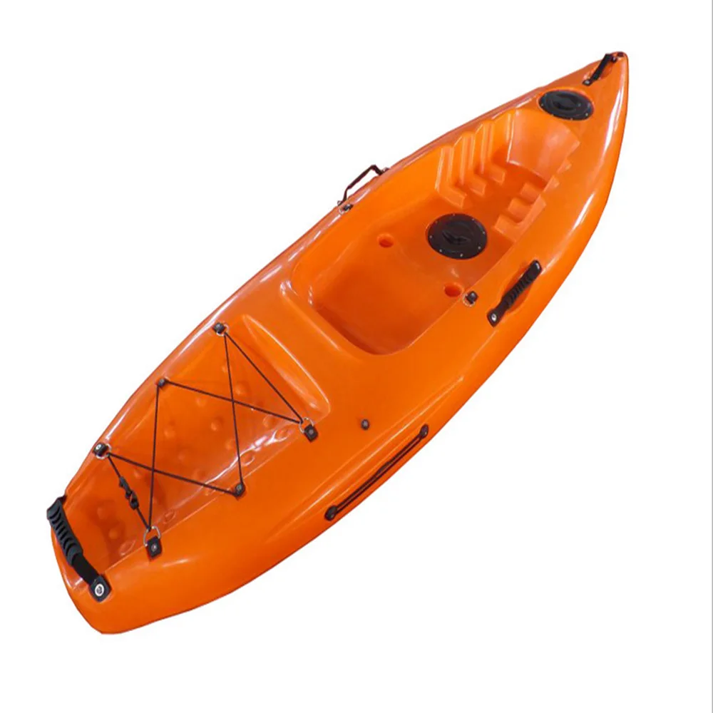 Load-bearing 120KG Single Kayak Open Single Fishing Boat Still Water Boat Single Wooden Boat Plastic