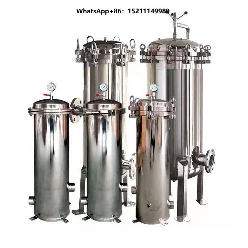 New Stainless Steel 304/316 Precision Filter Housing with Long Service Life for Multi/Single Cartridge Water Treatment