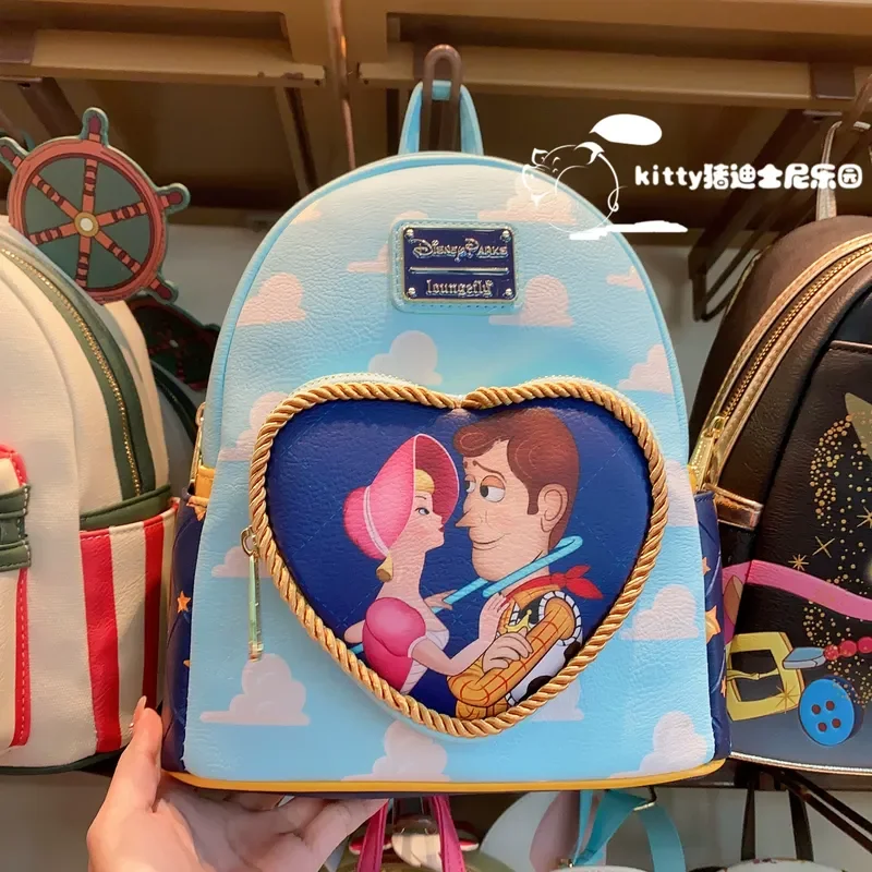 Disney Cartoon Lilo & Stitch Man Women Backpack Baby Yoda Lady Bags Toy Story Alien Children Schoolbag Wallet Handbag For Girls