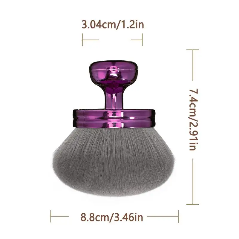 Large Makeup Brush Portable Body Makeup Brush For Self Tanner Self Tanning Blend Brush for Face Feet Hands Back Coverage Tanning