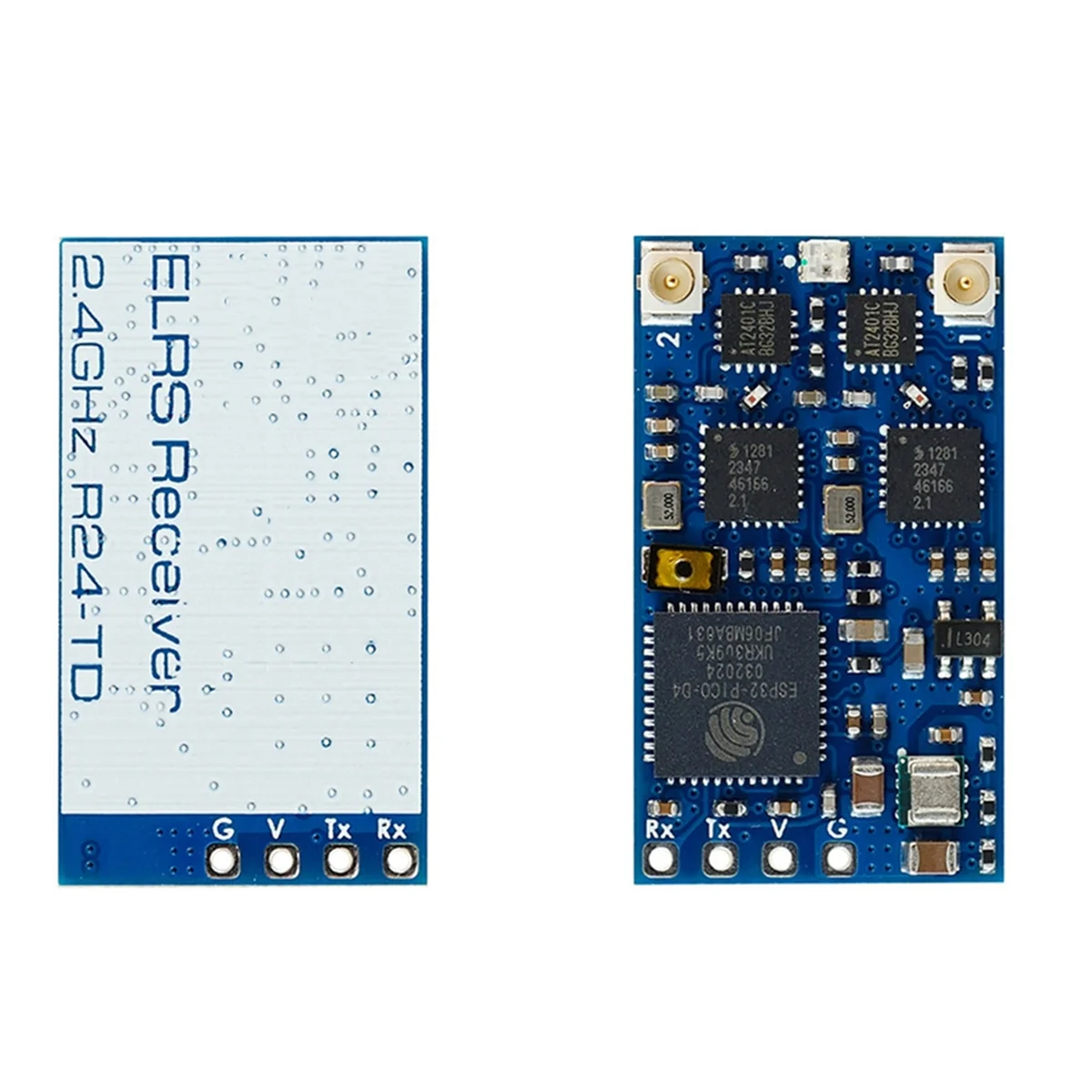 A57G-R24-TD ExpressLRS 2.4 جيجا هرتز جهاز استقبال التنوع الحقيقي لطائرات السباق بدون طيار الصغيرة الحرة طويلة المدى