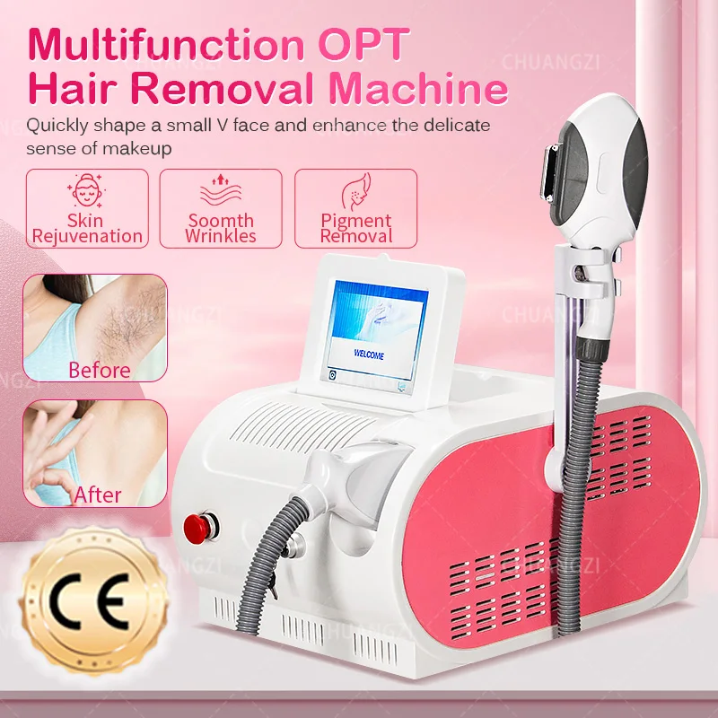 

OPT Hair Removal Machine Multifunctional Laser 3-Wavelength Painless Hair Removal Tender Skin Quickly Create A Small V Face