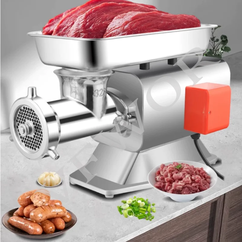 High Quality New Stainless Steel Commercial Big Capacity Electric Meat Mincer