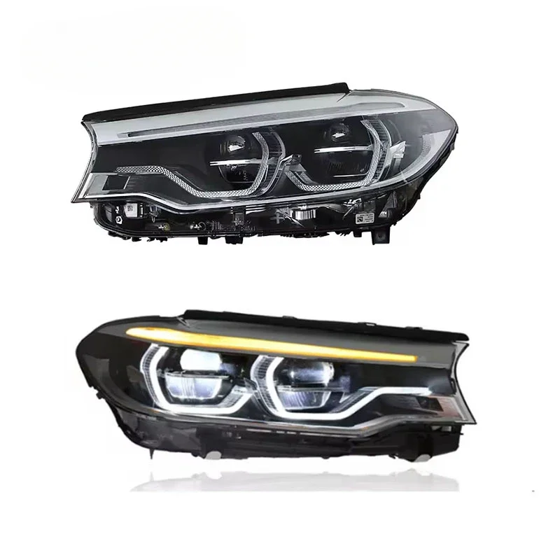 SJC Hot Sale Headlamp for 5 Series G30 G38 2018-2020  Headlight Head Lamp Upgrade Style Front Lights for Car Parts