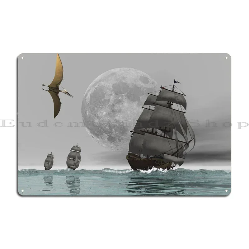 The Journey Continues Metal Sign Plaques Wall Mural Party Garage Iron Club Tin Sign Poster