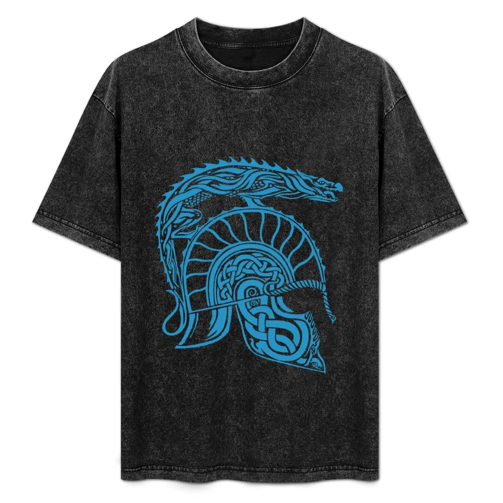 

Children of Hurin Helmet (blue) T-Shirt Basic Tee Shirt for Everyday Outfit