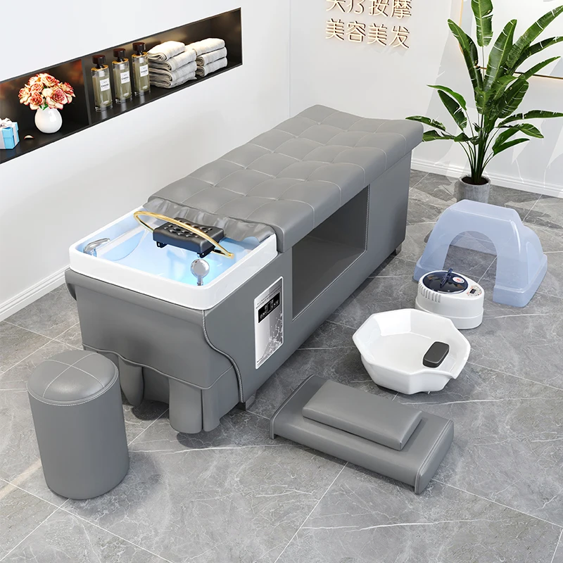 Stylist Shampoo Basin Beauty Salon Stand Bed Wash Hair Spa Chair Hairstyle Washing Machine Massage  Cadeira 601