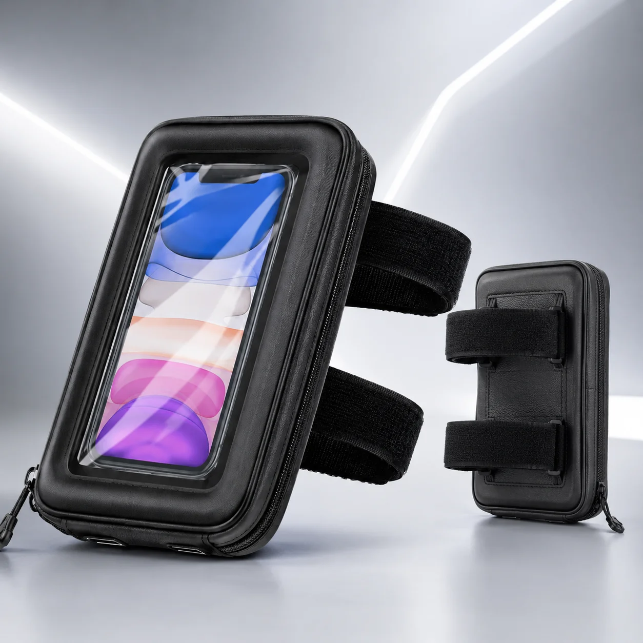 STAR FIELD KNIGHT SKB376 Motorcycle Handlebar Phone Bag Touchscreen Navigation Pouch Water Resistant for Courier Delivery Riders