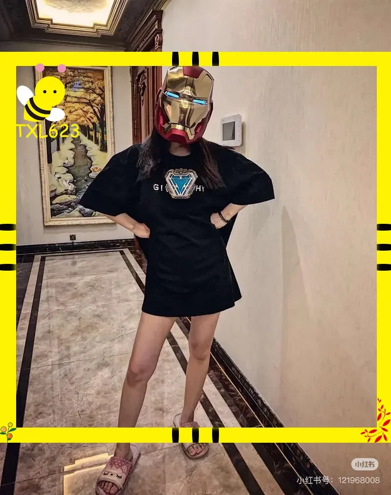 

Iron Man MK50 Helmet 1:1 Scale Electric Opening/Closing with Remote English Voice War Machine Role-Playing Toy for Adults