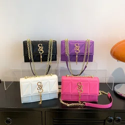 2024 Spring and Summer New Fashion Trend Shoulder Bag Retro Leisure Chain Crossbody Bag Female Simple Casual Bags