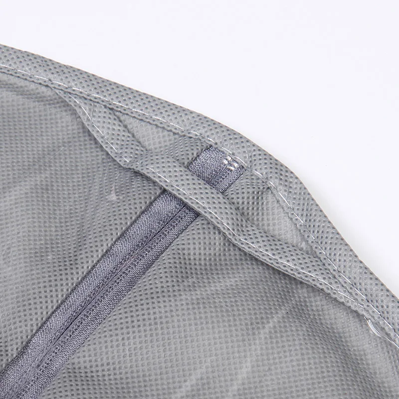 Clothes Dust Cover Mildew Proof Storage Hanging Bag Non-woven Fabric + PVC for Garment Shirt Coat Suit Jacket Protector AHD004
