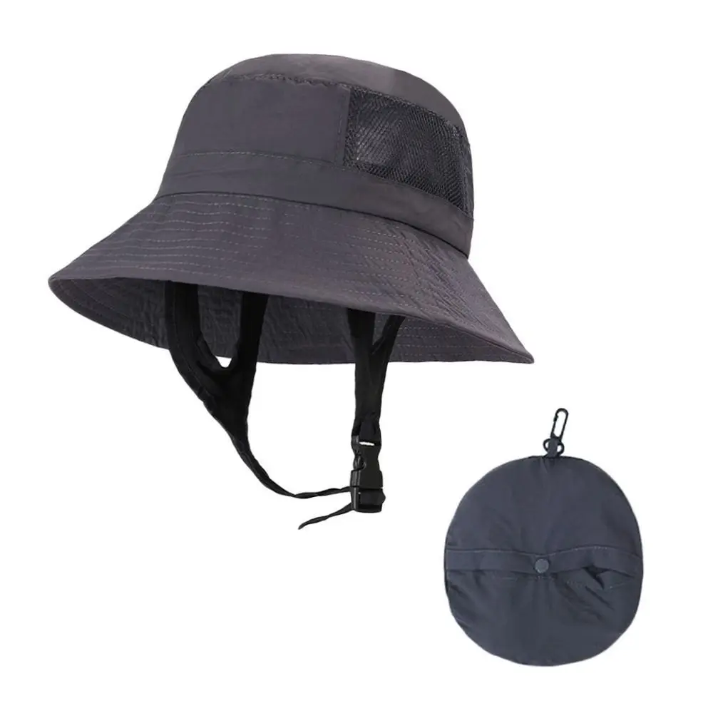 Summer Waterproof Bucket Hat Quick-drying Storage Bag Fishing Cap Anti-UV Portable Panama Cap Mountaineering