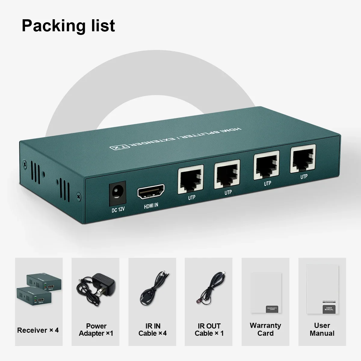 60/100/200M IR IP HDMI Extender RJ45 4K 1080P Cat5 Ethernet Cat6 for PS4 Apple PC Laptop HDTV 1 To 2/4/7/8