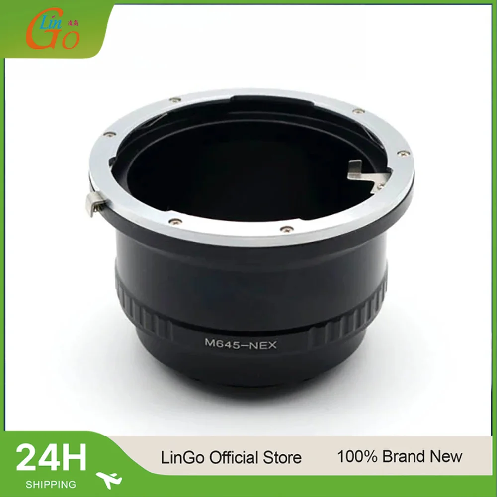 lingo-m645-nex-マウントアダプターリング（マミヤ645マウントレンズ用、ソニーnex-7、nex-6、nex-5、nex-3、nex-5n、nex-c3カメラ用）