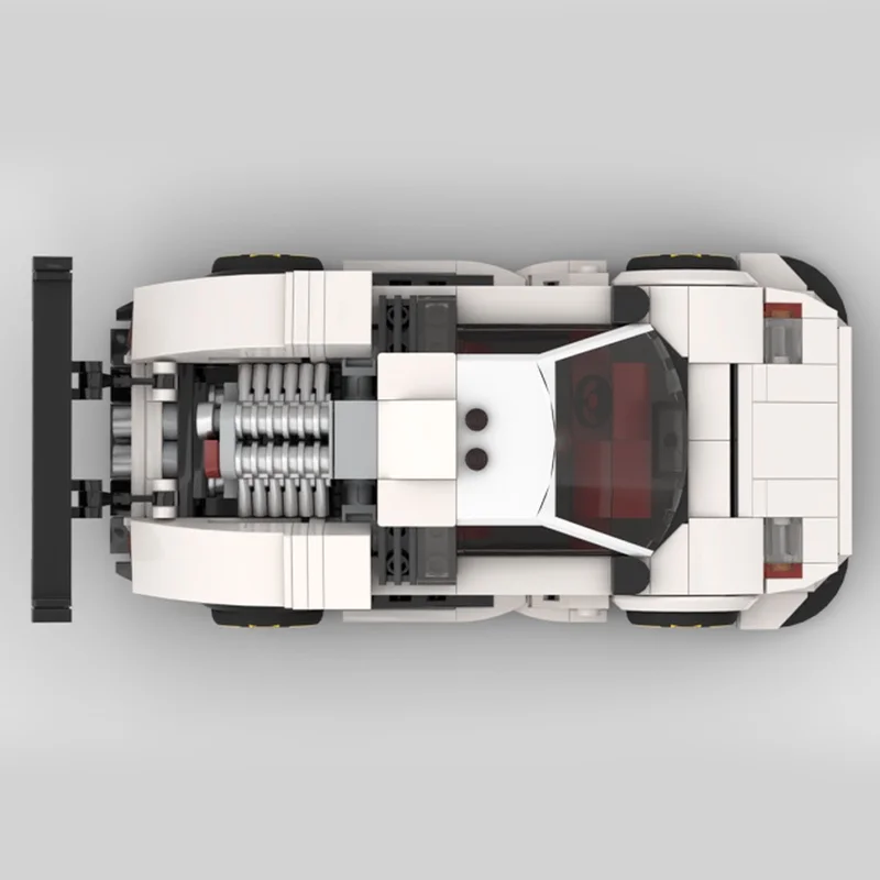 308 قطعة MOC لامبورغينيز Countach Pikes الذروة مدينة نموذج اللبنات لعبة تجميع فكرة التعليم هدية الكريسماس الطوب الاطفال #3