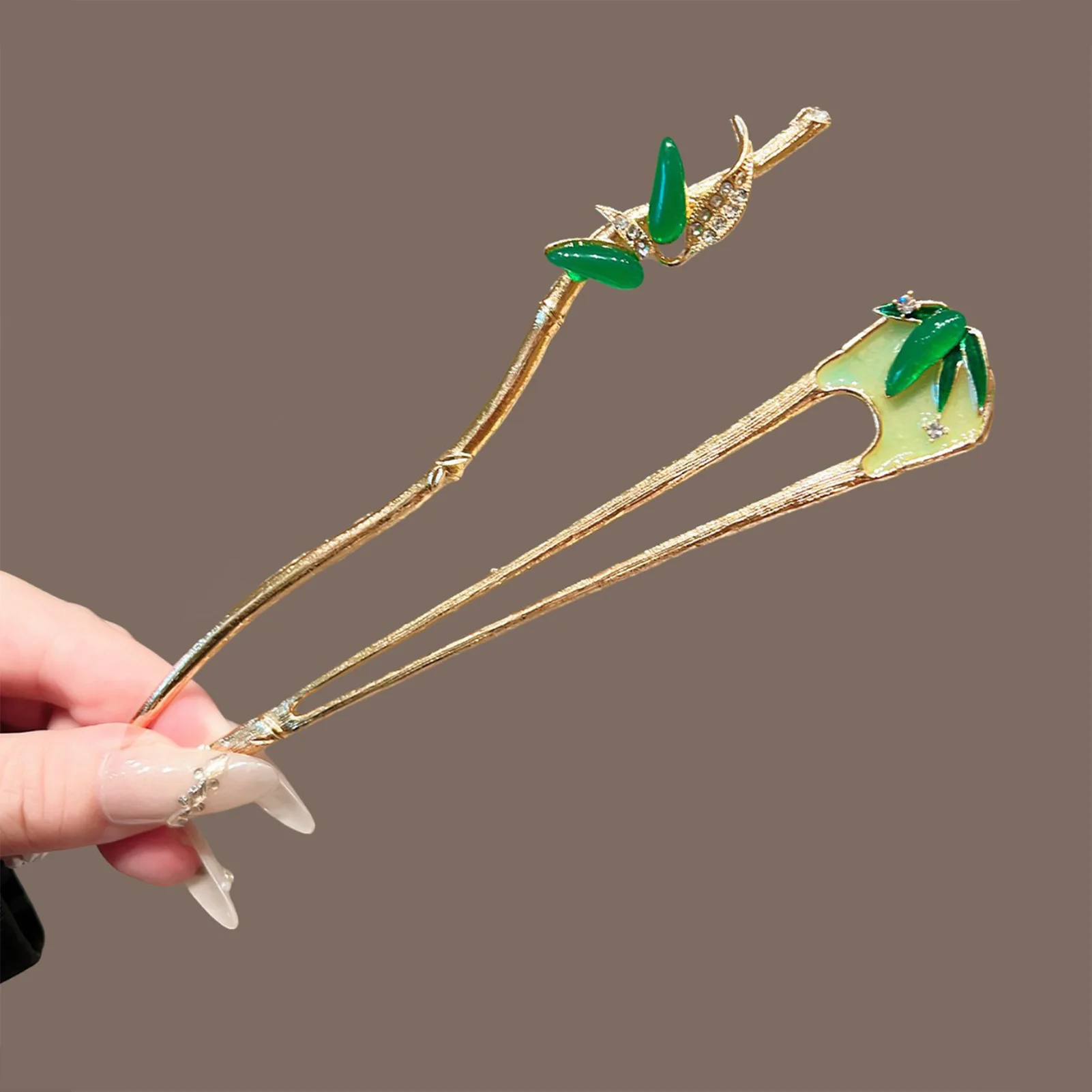الصينية Hanfu دبابيس الشعر الخيزران معدن الشعر عصا للنساء مجوهرات أنيقة رائعة غطاء الرأس إكسسوارات الشعر دبابيس الشعر هدية