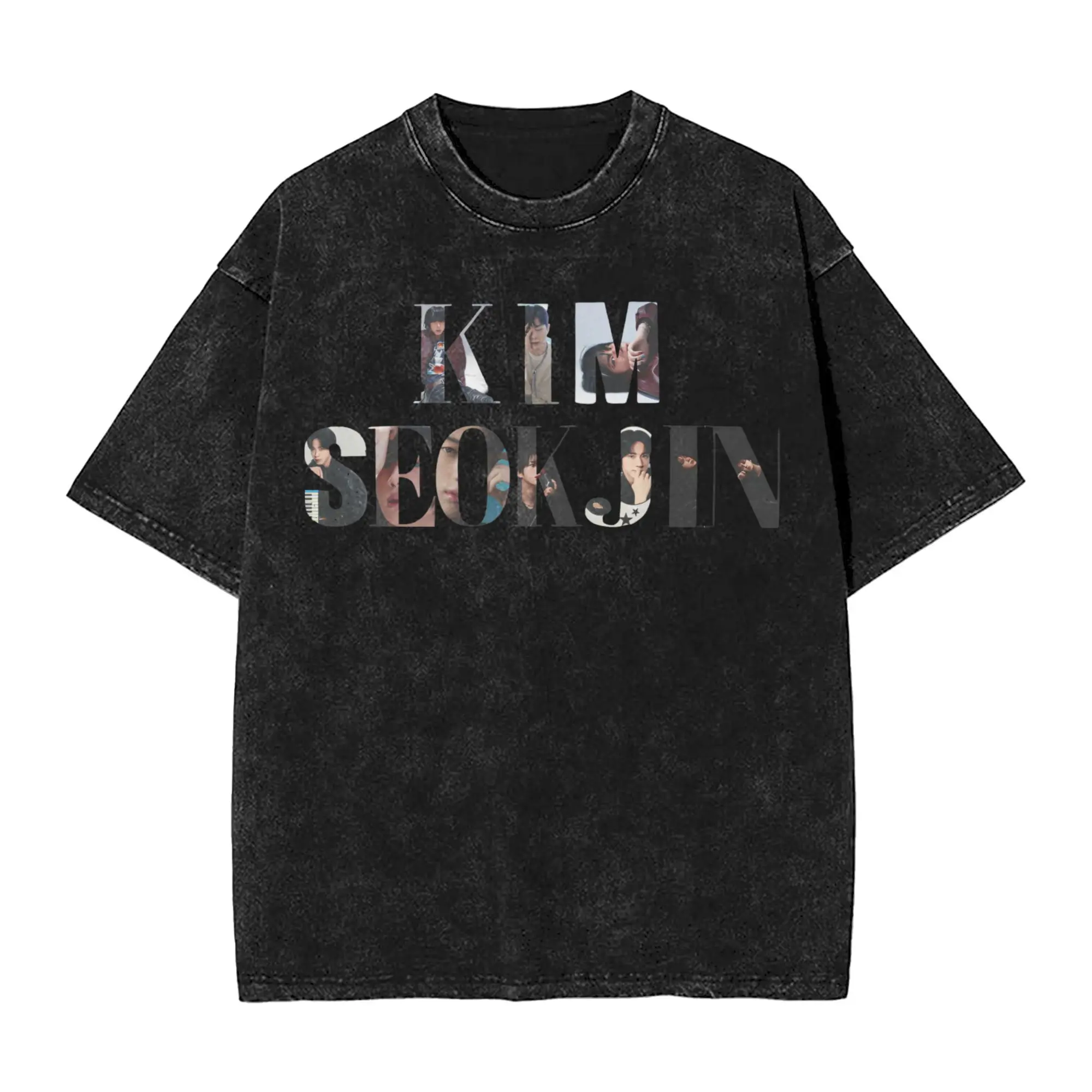 

Стильная футболка для женщин и мужчин Jin Run seokjin EP Tour 2025 Concert KPOP, футболка большого размера, стираные футболки, одежда