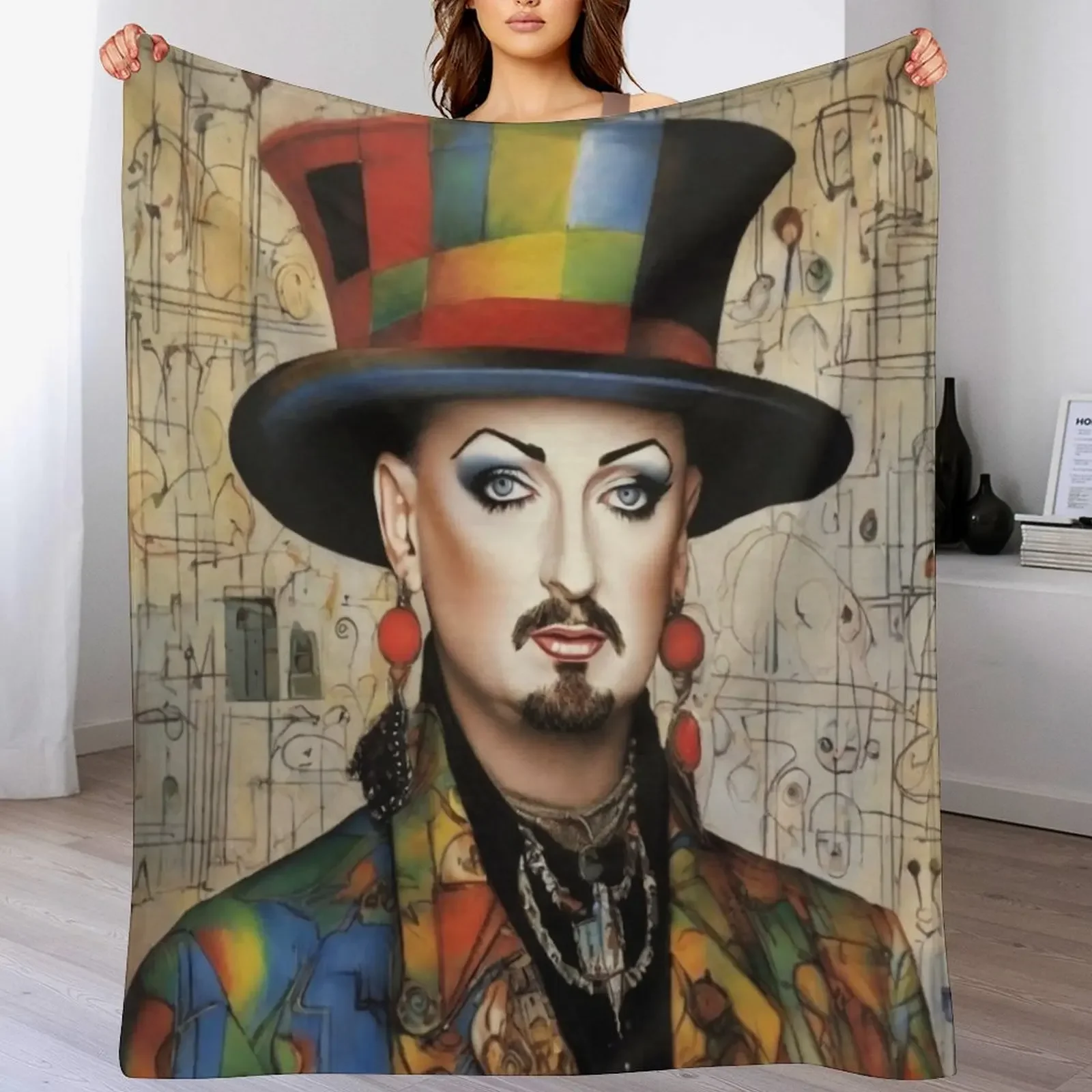 

Boy George: The Art of Unique Musical Expression Throw Blanket Sofas Stuffeds Weighted For Sofa Thin Blankets