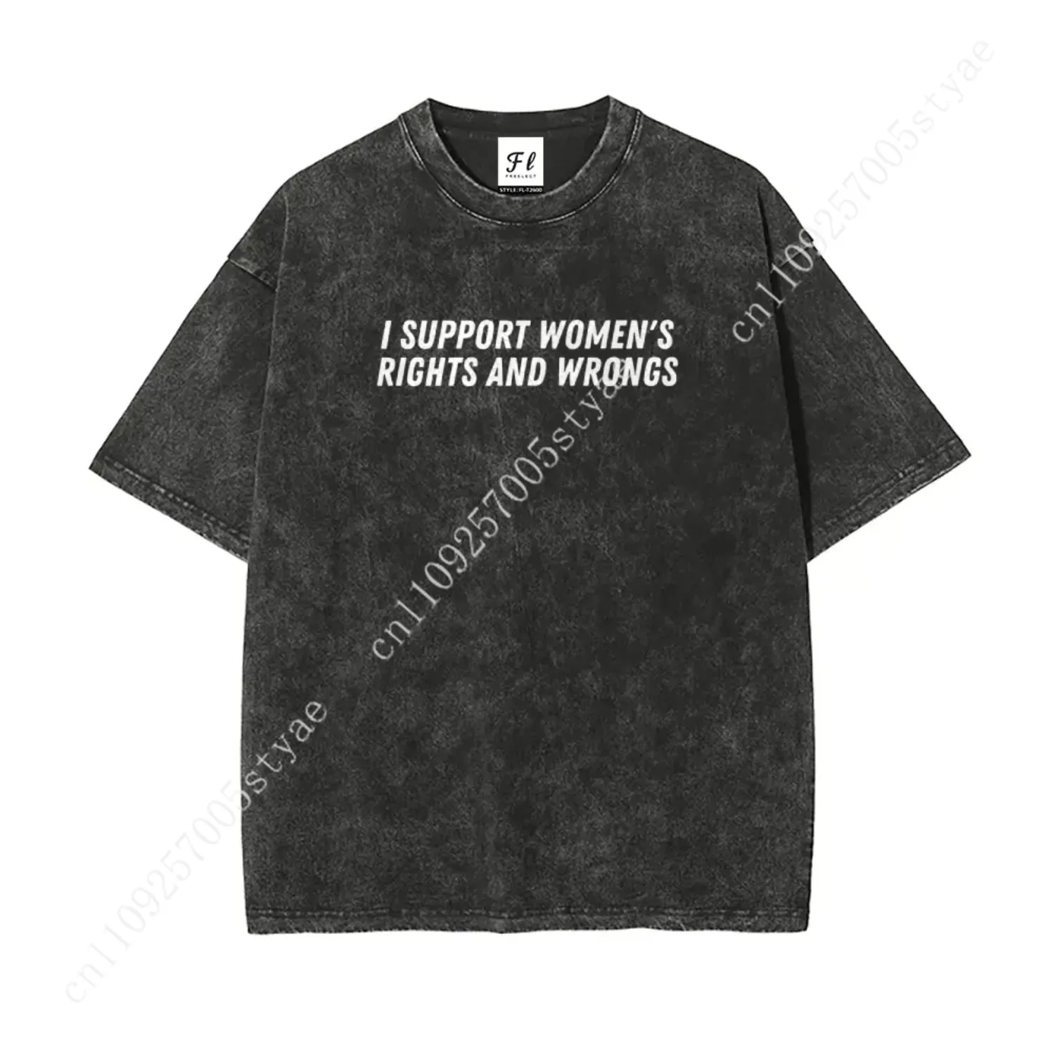 Unisex Washed Batik Cotton T-Shirt, 