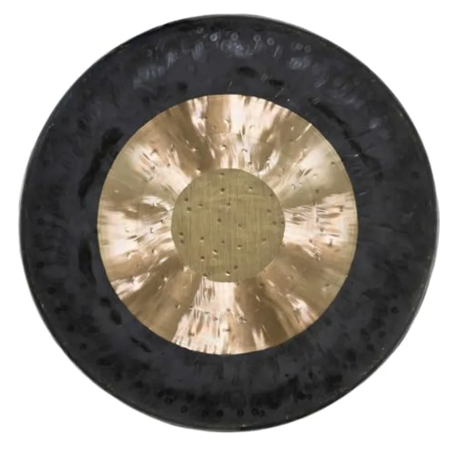 تتضمن Gongs Dark Star Gong حبل مطرقة قونغ صيني برونزي مع نغمة عصرية نطاطة مثالية لعلاج الصوت والتأمل واليوجا #1