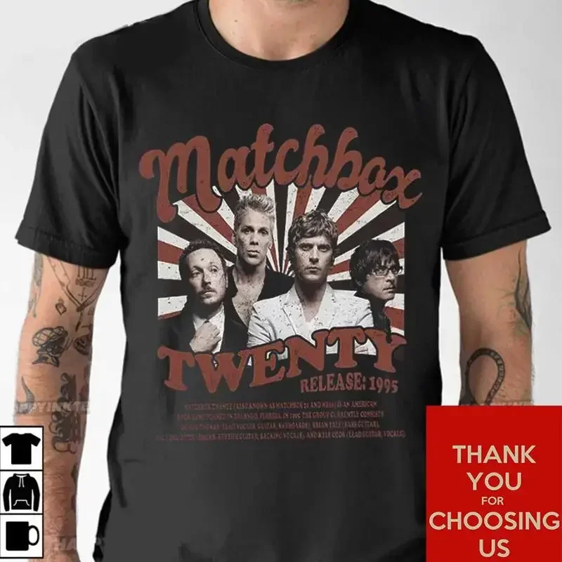 Matchbox Twenty Merch Vintage Retro T Shirt All Size