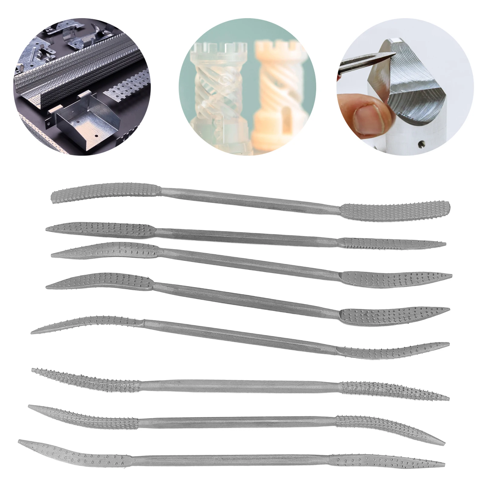 

Двусторонний рашпиль, набор напильников для дерева, 8 дюймов, легированная сталь для резьбы по дереву, полировки, двухсторонний напильник, набор напильников для рашпиля по дереву