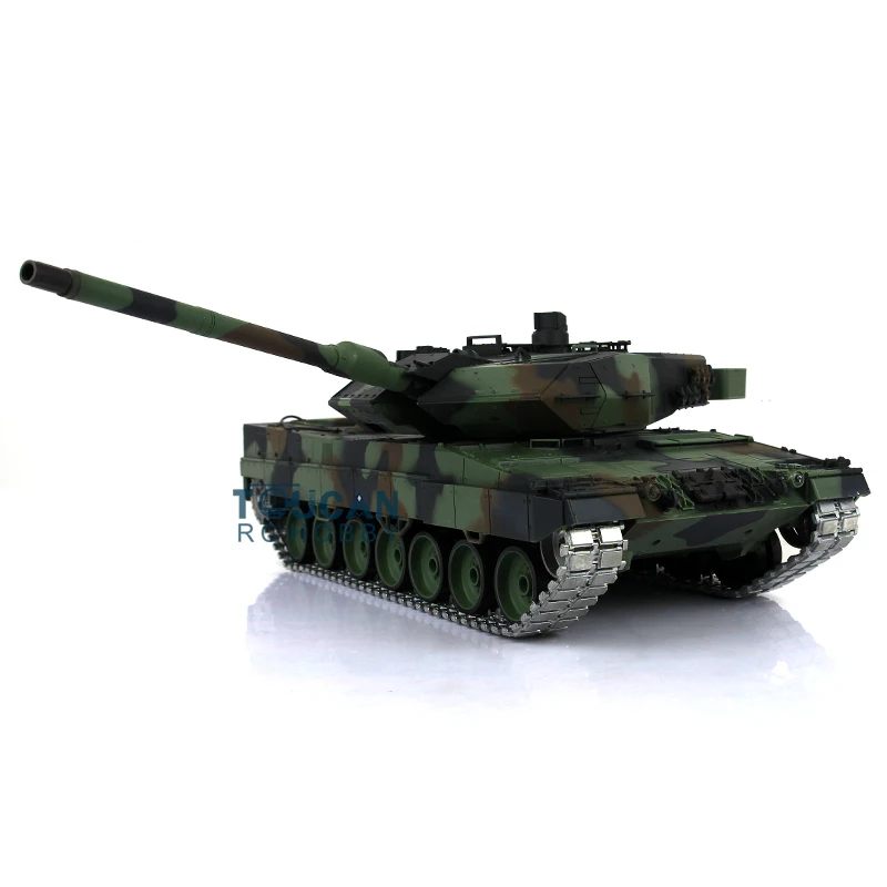 1/16 HENG LONG 7.0 Leopard2A6 RC Tank 3889 360 Turret Barrel Recoil Metal Idler RC Panzer Toys for Boys TH17590-SMT4