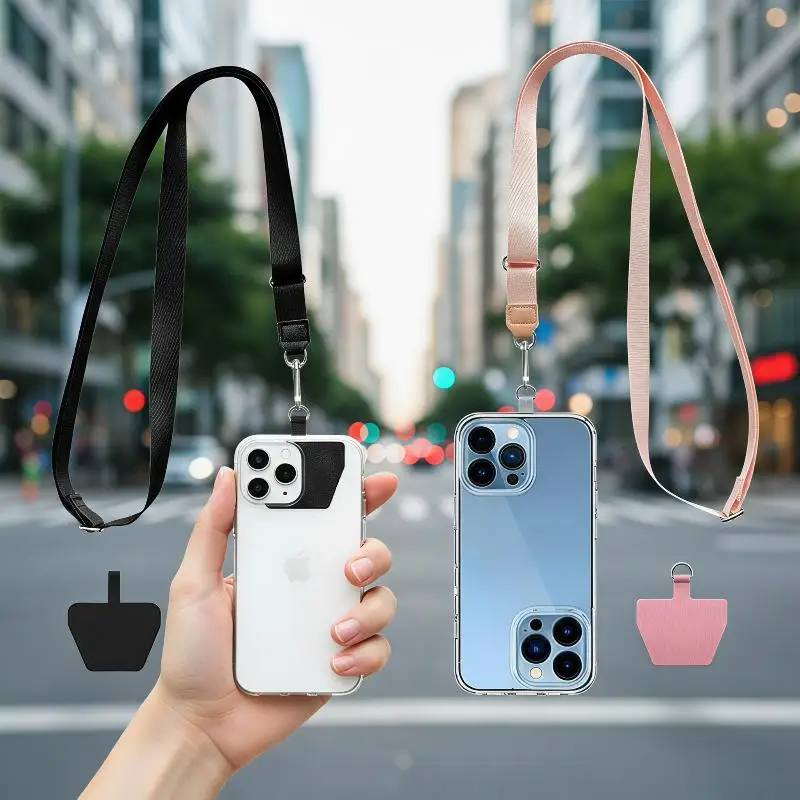 Universal Mobile Phone Chain Adjustable Collar Crossbody Lanyard Mobile Phone Neck Strap Compatible With Most Smartphones