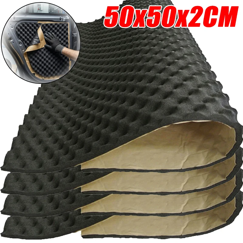 Self Adhesive Car Soundproofing Insulation Cotton Car Sound Deadener Acoustic Dampening Noise Insulation Foam Subwoofer Mat