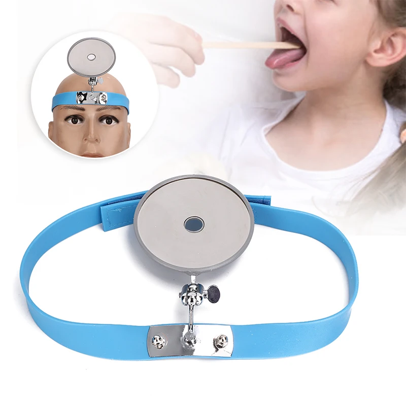 Forehead Viewfinder Adjustable Frontal Mirror Medical Mirrors Frontal Mirrors Otolaryngology Reflector Ear Nose Throat Checking