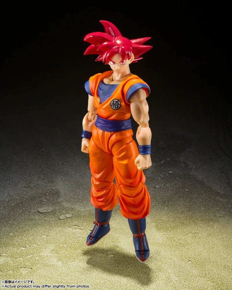 

Bandai Genuine 14Cm SHF Son Goku Action Figure Dragon Ball Super Anime Figure Toys For Kids Gift Collectible Model Ornaments