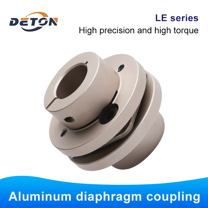 

LE type coupling with stainless steel diaphragm and high torque can be used in the servo motors of machining centers