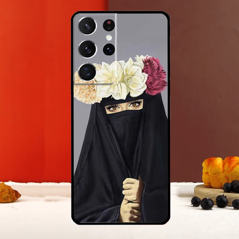 Islamic Arabic Hijab Girl Cover For Samsung Galaxy S25 S24 S23 S22 S21 S20 S26 Ultra S10 Plus S25 FE S24 FE Phone Case view 6