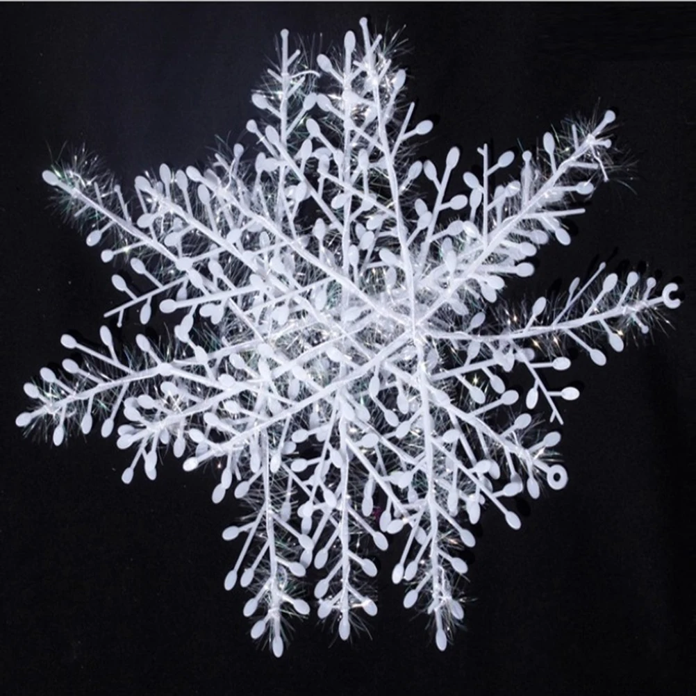 

Green Christmas Tree Skirt Large Snowflakes Pattern Xmas Mat Cover Holiday Party Decoration Floor Protector Tree Skirt