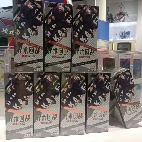 Hot Sale KAYOU Jujutsu Kaisen Card Gojo Satoru Fushiguro Megumi Itadori Yuji Warlock Collection Card Birthday Gift Collections