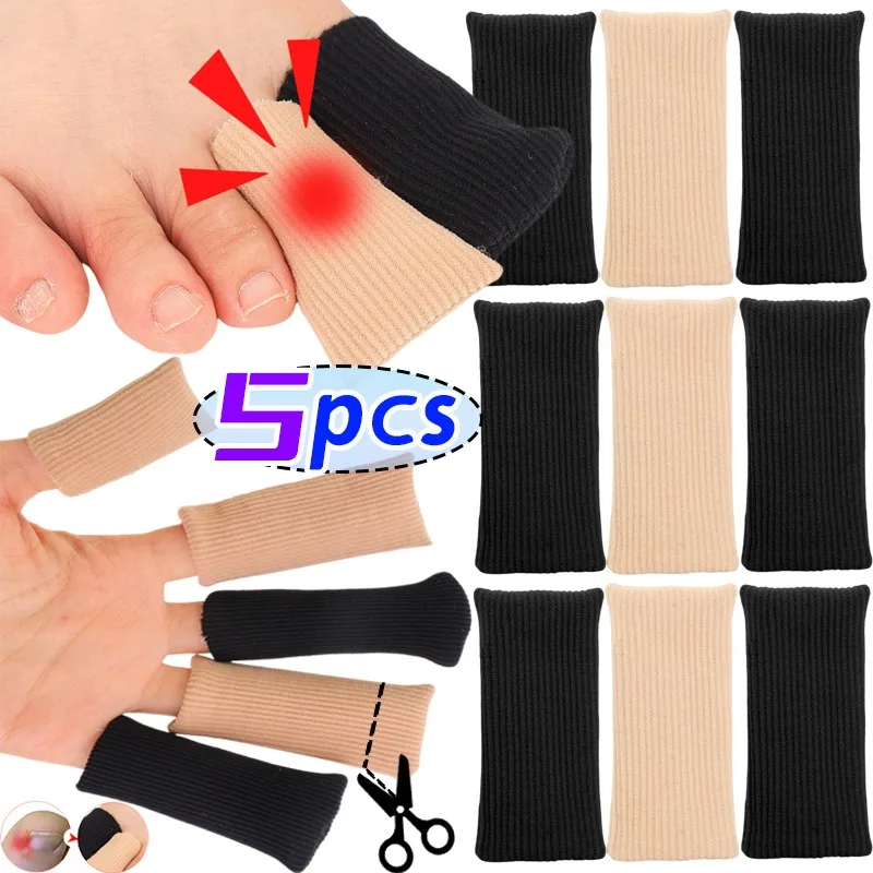 

Universal Nylon Fiber Finger Toe Covers Anti-Friction Toe Protectors Blister Prevention Guard Hand Foot Care Kit Shoe Accessory