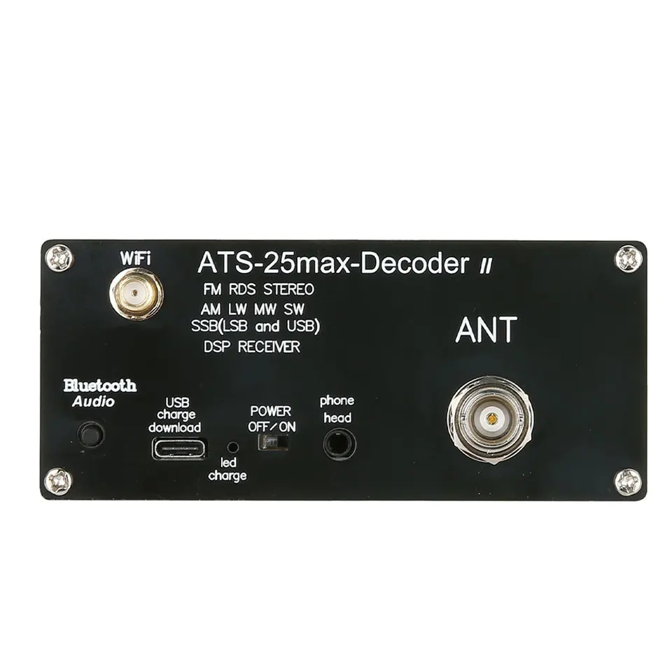 ATS-25max-Decoder II DSP受信機 並行輸入品 ATS-25MAXデコーダーV2 2.4インチタッチスクリーンフル