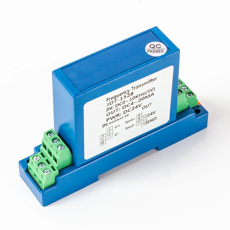 Onda sinusoidal. Transmisor de señales de frecuencia de onda cuadrada 4-20mA 0-10V 0-5V Convertidor de señal de frecuencia RS485 0-1KHz 0-5KHz 0-10KHz